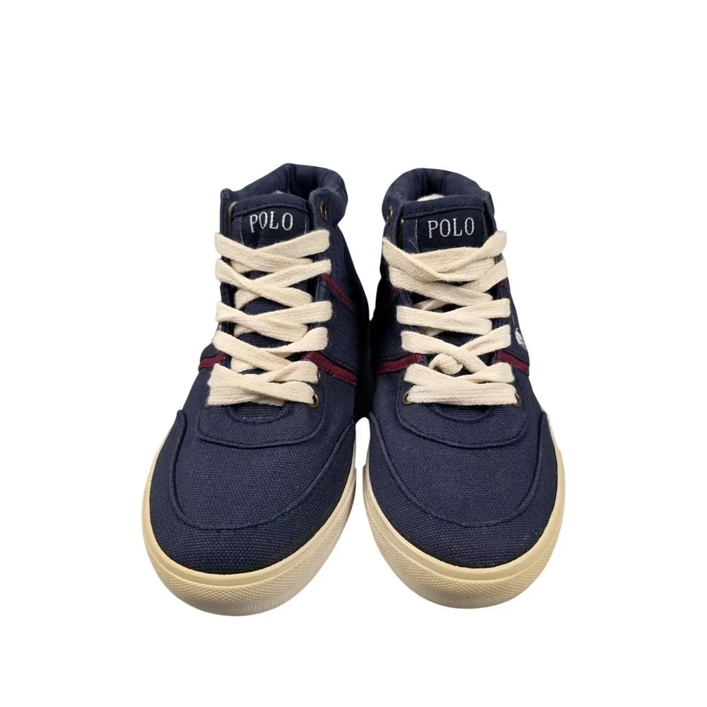 Polo Ralph‎ Lauren Shoes Kids Size 13 Blue Taybor Canvas High Top Sneaker